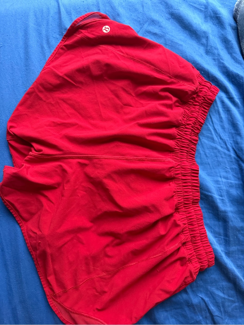 lululemon athletica Red Lightweight Running Shorts